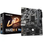 GIGABYTE H410M K Motherboard, Intel H410, Micro ATX, DDR4, PCIe 3.0, HDMI, USB 3.2