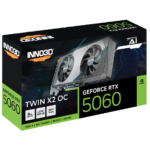 INNO3D NVIDIA GEFORCE RTX 5060 Twin X2 OC 8GB GDDR7 128 Bit PCI Express Gen 5 Graphics Card