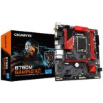 GIGABYTE B760M Gaming AC Motherboard, mATX -- Supports Intel 14th Gen, 13th ,12th Gen Series Processors, Socket LGA 1700 -- DDR5