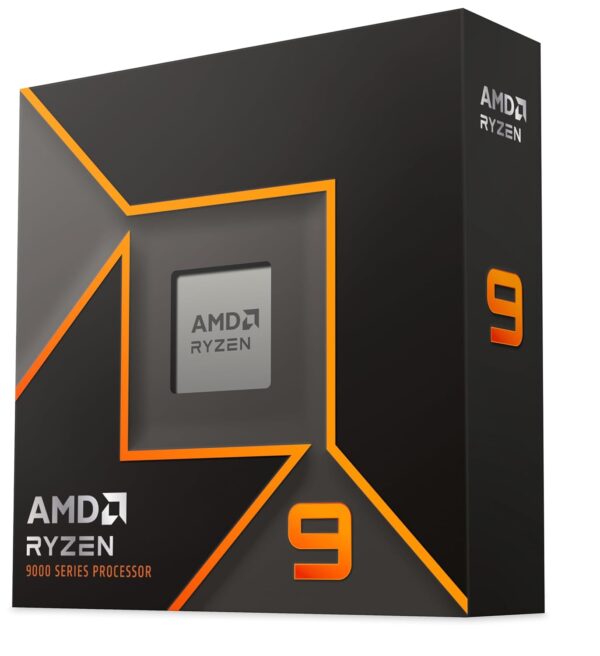 AMD Ryzen 9 9900X Desktop Processor Zen 5 Architecture with Integrated Radeon Graphics, 12 cores 24 Threads 64 MB Cache, Base Clock 4.4GHz Upto 5.6GHz AM5 Socket, System Memory DDR5