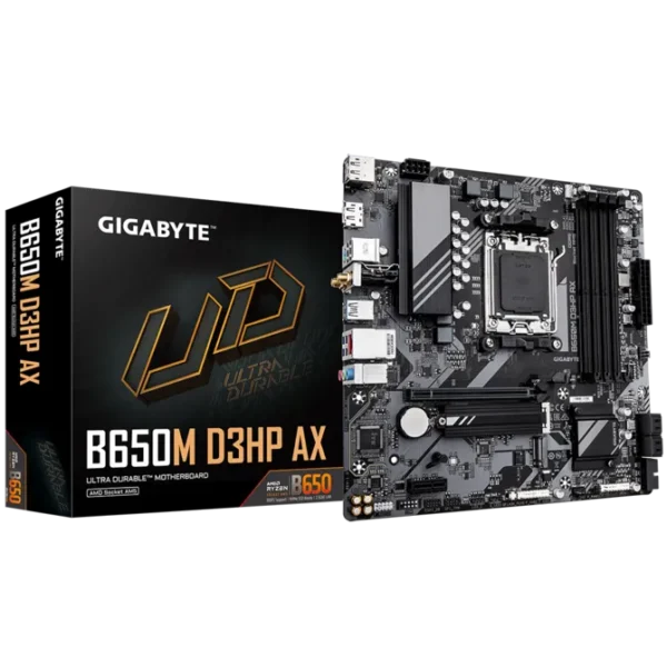 GIGABYTE B650M D3HP AX AM5 LGA 1718 AMD B650 M-ATX DDR5 Motherboard