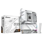 GIGABYTE X870 AORUS Elite X3D Ice Motherboard - Supports up to 9000Hz DDR5 (OC), 2xPCIe 5.0 + 2xPCIe 4.0, Wi-Fi 7, 2.5GbE LAN, USB 4.0