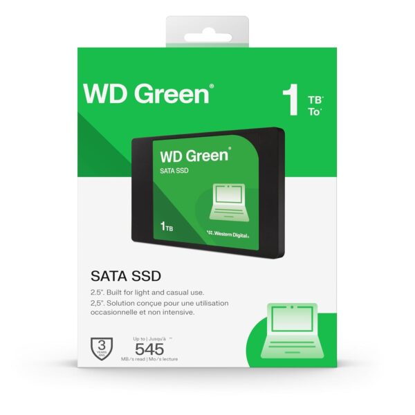 Western Digital WD_Green SATA 1TB 2.5 Inch Internal SSD With Up to 545MB/s And 3 Years Warranty