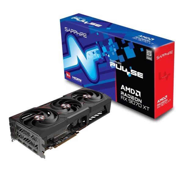 Sapphire Pulse AMD Radeon RX 9070XT Gaming 16GB GDDR6 Graphics Card with AMD RDNA 4