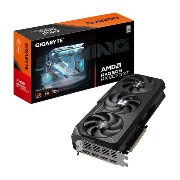 GIGABYTE AMD Radeon RX 9070 XT Gaming OC 16GB GDDR6 PCIe 5.0 Graphics Card