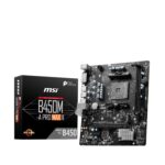 MSI B450M-A PRO MAX II Motherboard, mATX -- Supports AMD Ryzen™ 5000 / 3000 / 2000 / 1000 Series, 5000 / 4000 / 3000 / 2000 G-Series, Desktop Processor and Athlon™ with Radeon™ Vega Graphics desktop processors, Socket AM4 -- DDR4