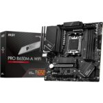MSI PRO B650M-A WiFi Motherboard, mATX -- Supports AMD Ryzen™ 9000 / 8000 / 7000 Series Desktop Processors, Socket AM5 -- DDR5