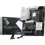 MSI PRO Z890-P WiFi Gaming Motherboard, ATX -- Supports Intel Ultra Core Processors (Series 2), Socket LGA 1851 -- DDR5