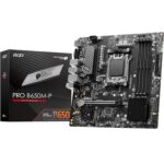 MSI PRO B650M-P Motherboard, mATX -- Supports AMD Ryzen 9000 / 8000 / 7000 Processors, Socket AM5 -- DDR5