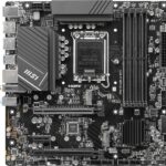 MSI PRO B760M-A WiFi ProSeries Motherboard, mATX -- Supports 14th/13th/12th Gen Intel Processors, Socket LGA 1700 -- DDR5