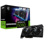 MSI GeForce RTX 5060 8G Gaming OC Graphic Card 8GB GDDR7 128-bit Memory, 28 Gbps, PCI Express Gen 5 x16 Interface, Upto 2625 MHz
