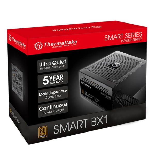 Thermaltake Smart BX1 Series 80 Plus Bronze Certified Non-Modular Power Supply (DC to DC Version)