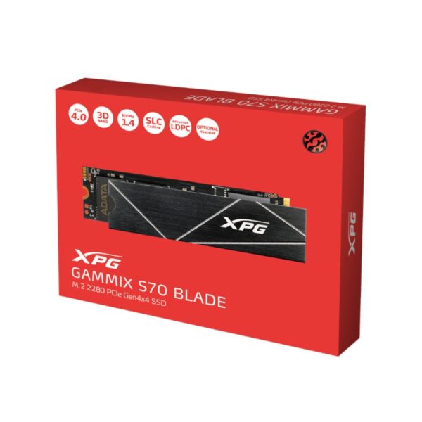 ADATA XPG GAMMIX S60 M.2 2280 Internal SSD with NVMe PCIe Gen4 Read/Write Speeds Upto 7,400/6,800 MB/s