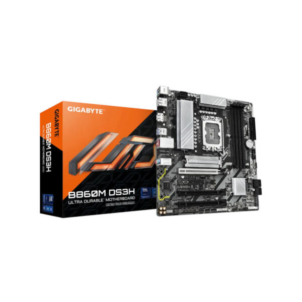 GIGABYTE B860M DS3H WIFI6E Motherboard, mATX -- Support Intel Core Ultra Processors, Socket LGA1851 -- DDR5