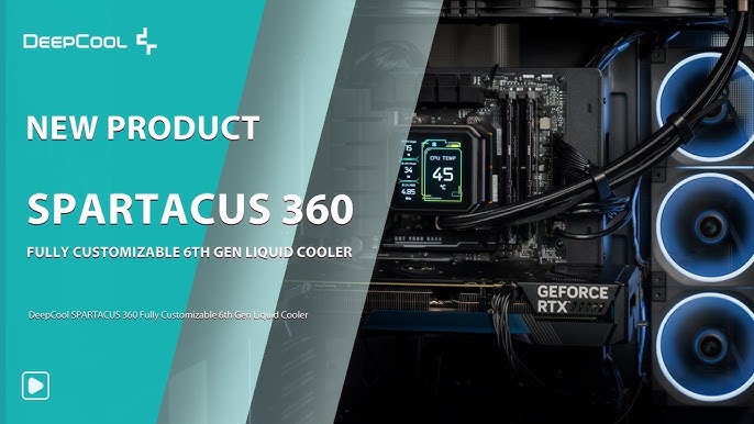 DeepCool SPARTACUS 360 AIO Liquid Cooler for High-End Performance and Customization