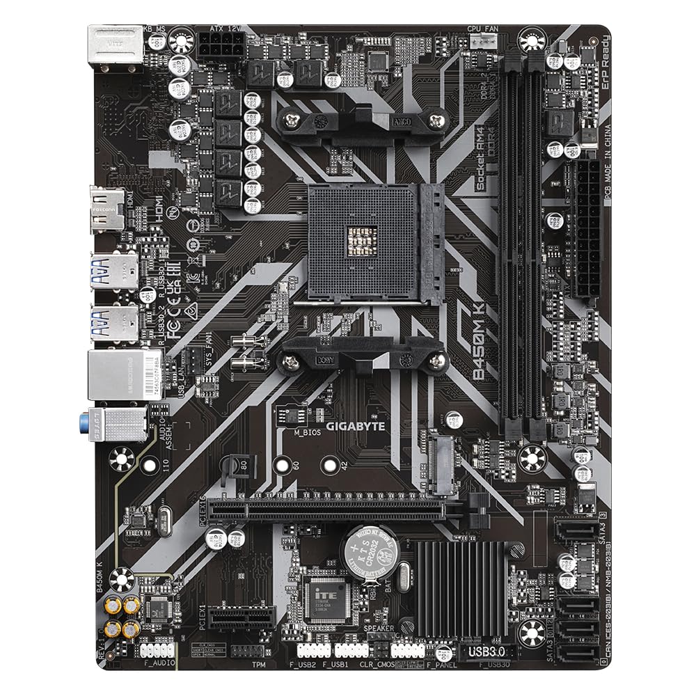 Gigabyte B450M K Motherboard