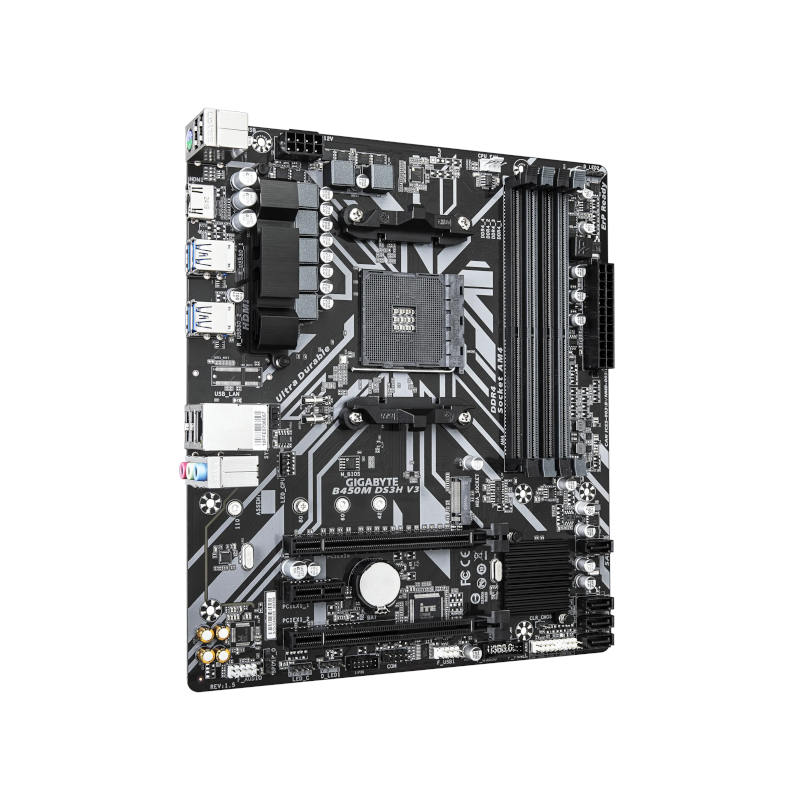 Gigabyte B450M DS3H V3 Motherboard