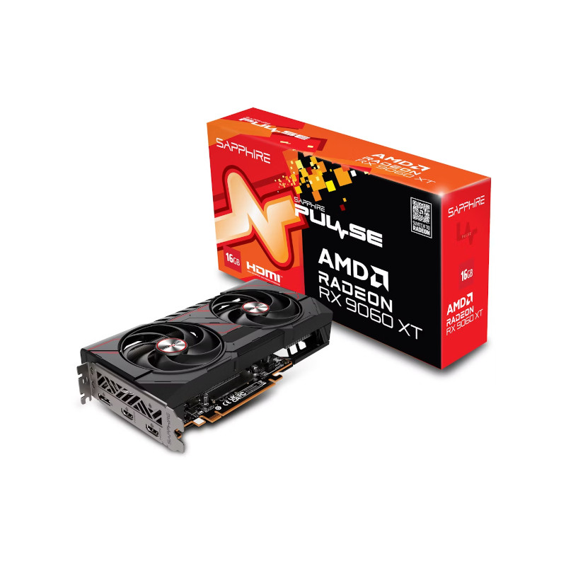 SAPPHIRE PULSE AMD Radeon RX 9060 XT 16GB GDDR6 Graphics Card