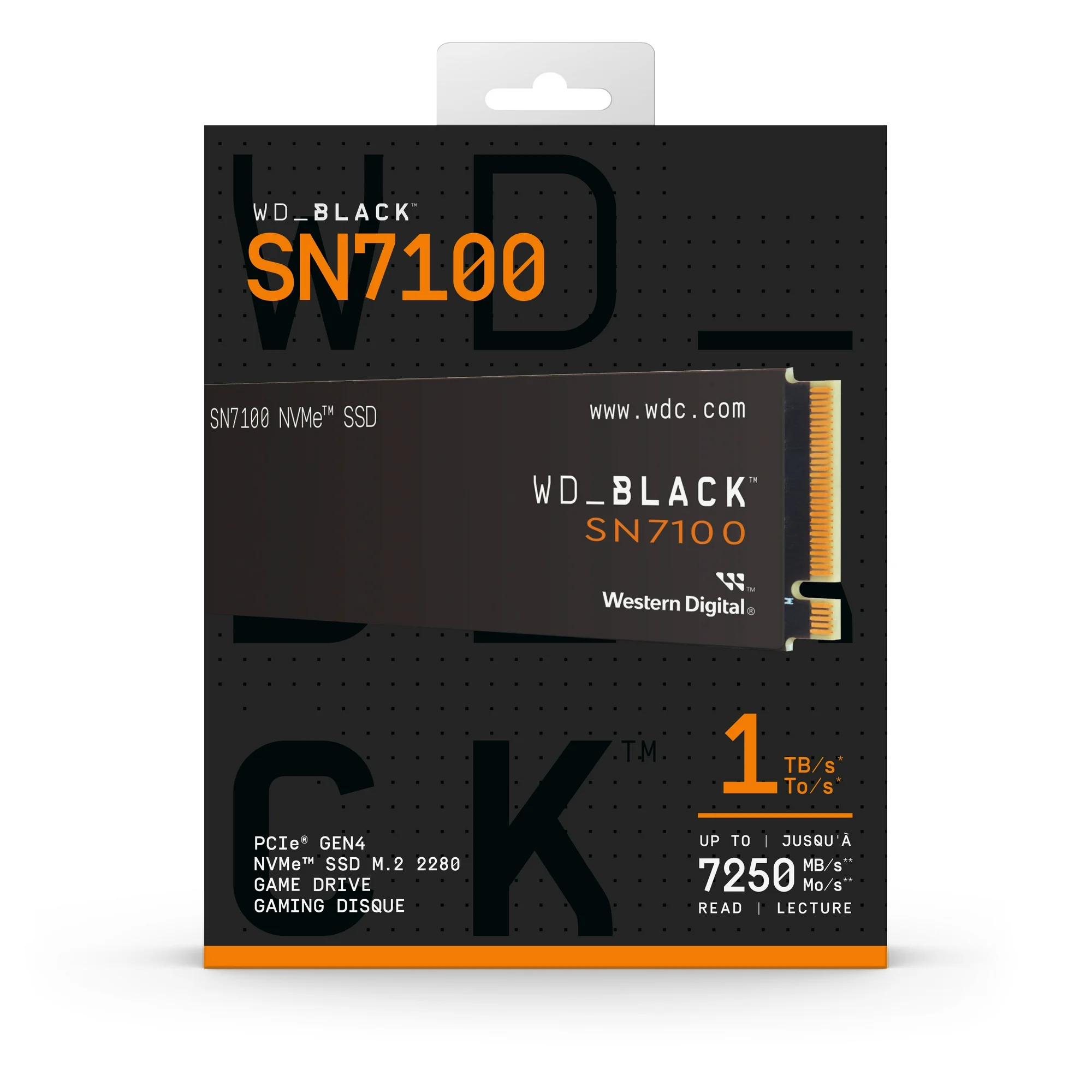 WD Black SN7100 1TB PCIe Gen4 NVMe M.2 SSD