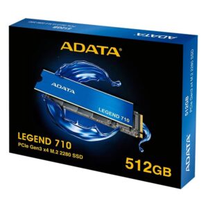 ADATA LEGEND 710 512GB PCIe Gen3 x4 NVMe M.2 SSD
