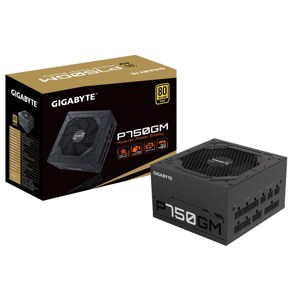 Gigabyte P750GM 750W 80 Plus Gold Fully Modular Power Supply