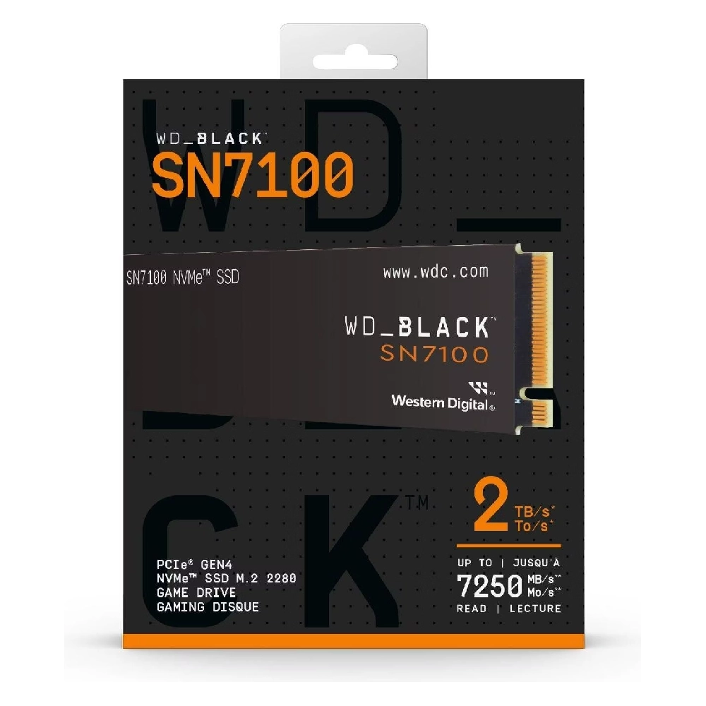 WD Black SN7100 2TB PCIe Gen4 NVMe M.2 SSD