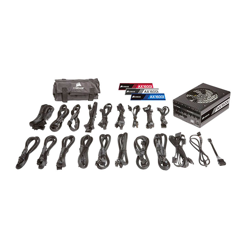 Corsair AX1600i 1600W 80 Plus Titanium Fully Modular Digital Power Supply