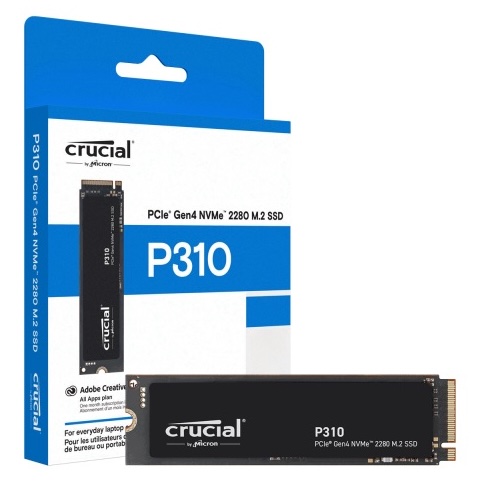 Crucial P310 1TB PCIe Gen4 NVMe M.2 SSD