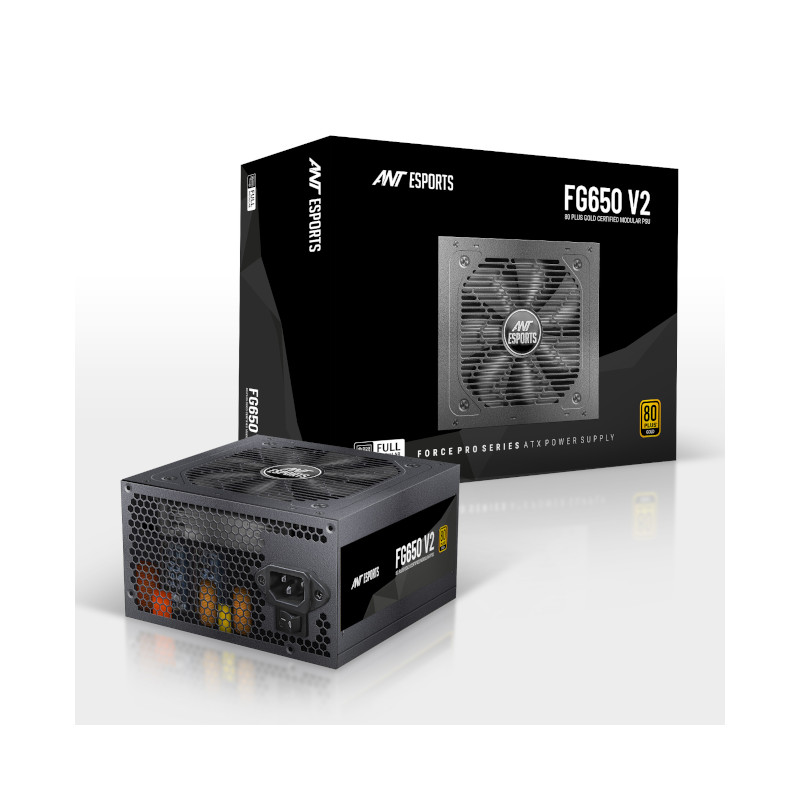 Ant Esports FG650 V2 650W 80 Plus Gold Full Modular Power Supply