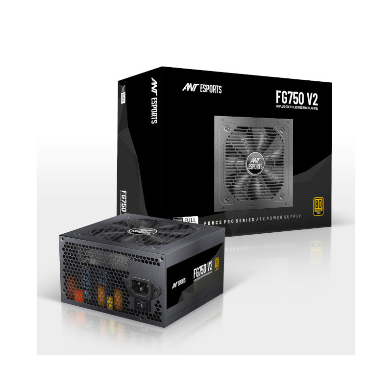 Ant Esports FG750 V2 750W 80 Plus Gold Full Modular Power Supply