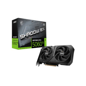 MSI GeForce RTX 5060 Ti SHADOW 2X OC PLUS 8GB GDDR7 Graphics Card