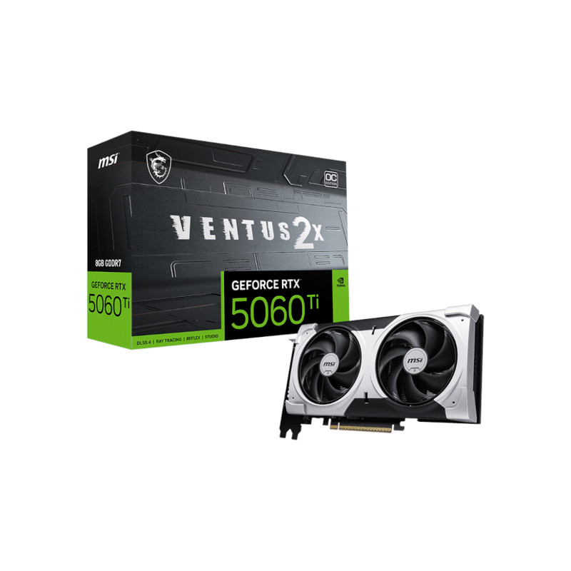 MSI GeForce RTX 5060 Ti Ventus 2X OC PLUS 8GB GDDR7 Graphics Card (Copy)