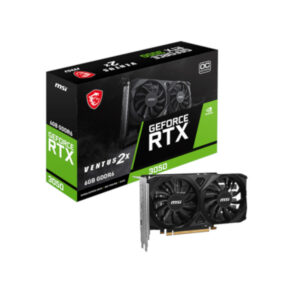 MSI GeForce RTX 3050 VENTUS 2X E 6GB OC GDDR6 Graphics Card