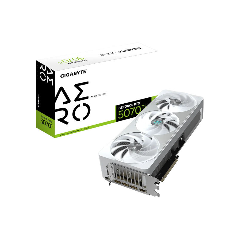 Gigabyte GeForce RTX 5070 Ti AERO OC 16GB GDDR7 Graphics Card