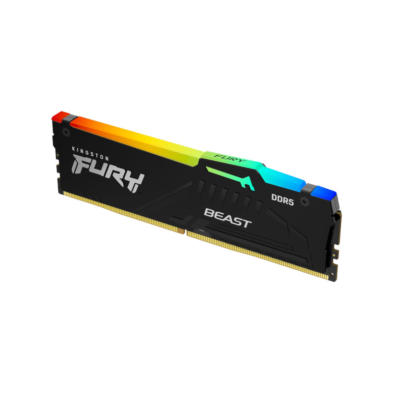 Kingston Fury Beast RGB 32GB 6000MHz DDR5 CL36 RAM - Black