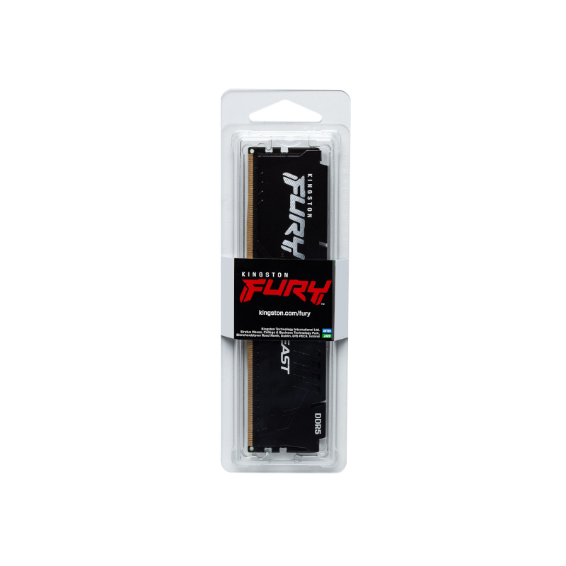 Kingston Fury Beast 32GB 6000MHz DDR5 CL36 RAM - Black