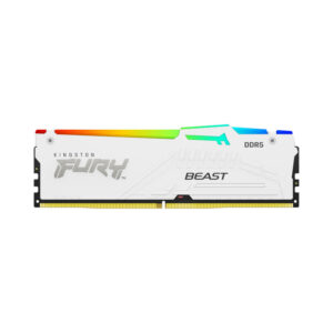 Kingston Fury Beast RGB 16GB 6000MHz DDR5 CL36 RAM – White