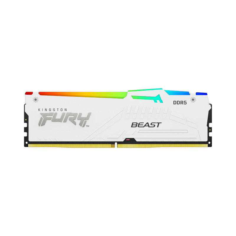 Kingston Fury Beast RGB 16GB 6000MHz DDR5 CL36 RAM - White
