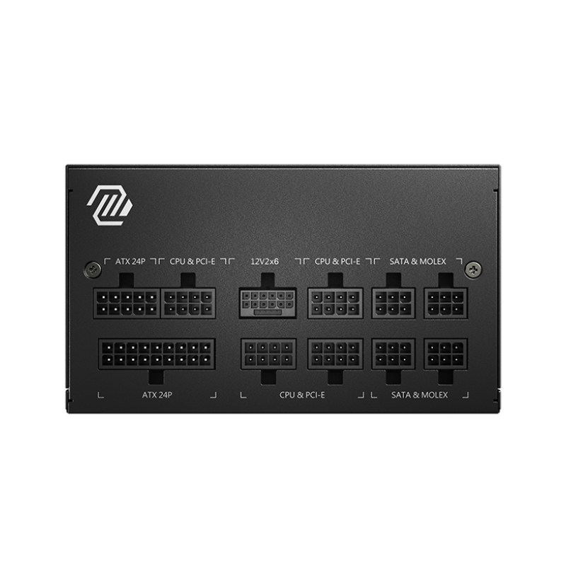 MSI MAG A850GL PCIe 5 850W 80 Plus Gold Fully Modular ATX 3.1 Power Supply