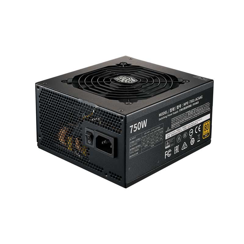 Cooler Master MWE Gold 750 V2 Full Modular 750W 80 Plus Gold Power Supply