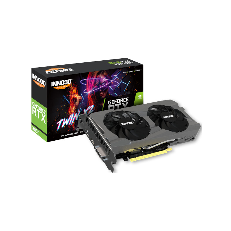INNO3D GeForce RTX 3050 Twin X2 8GB GDDR6 Graphics Card