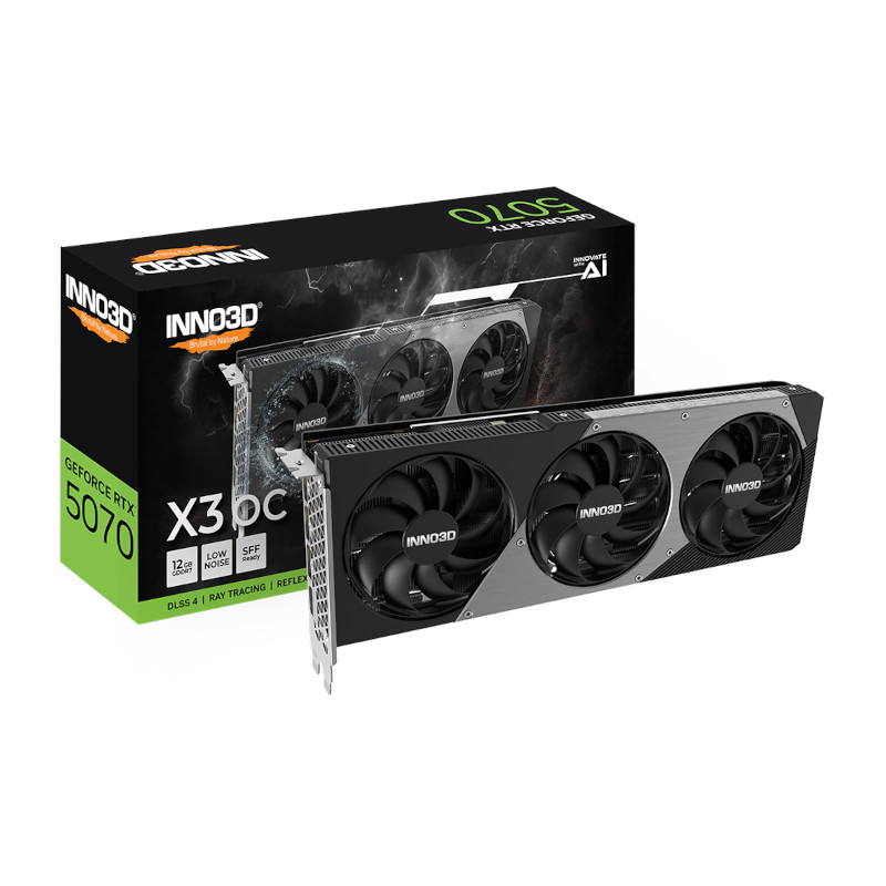 INNO3D GeForce RTX 5070 X3 OC 12GB GDDR7 Graphics Card