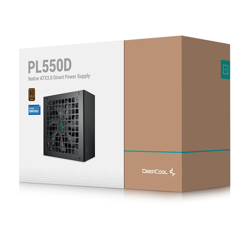 DeepCool PL550D 550W 80 Plus Bronze ATX 3.0 Power Supply