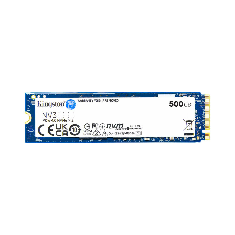 Kingston NV3 500GB PCIe 4.0 NVMe M.2 SSD