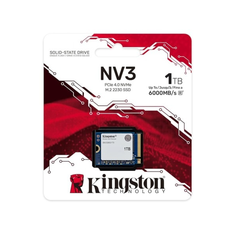Kingston NV3 1TB PCIe 4.0 NVMe M.2 SSD
