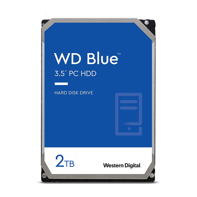 WD Blue 2TB 7200 RPM SATA 3.5 Inch Internal Hard Drive