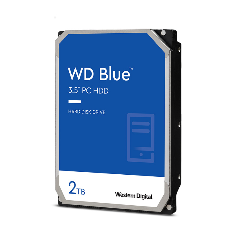 WD Blue 2TB 7200 RPM SATA 3.5 Inch Internal Hard Drive