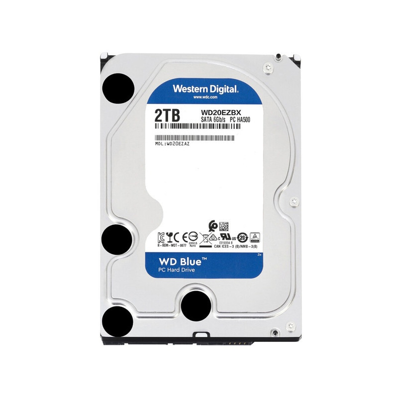 WD Blue 2TB 7200 RPM SATA 3.5 Inch Internal Hard Drive