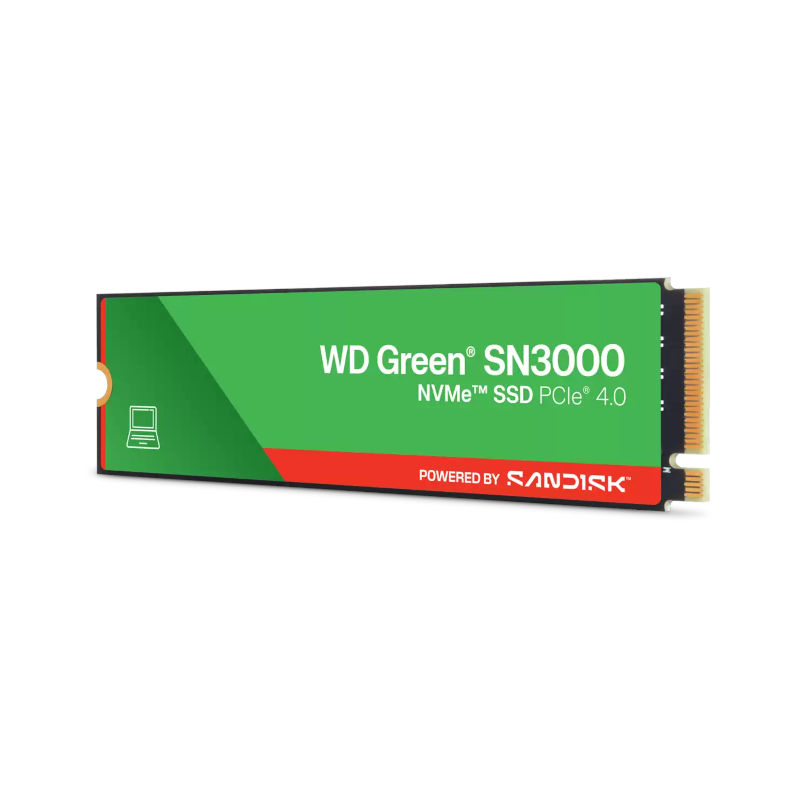 WD Green SN3000 1TB PCIe Gen4 NVMe M.2 SSD