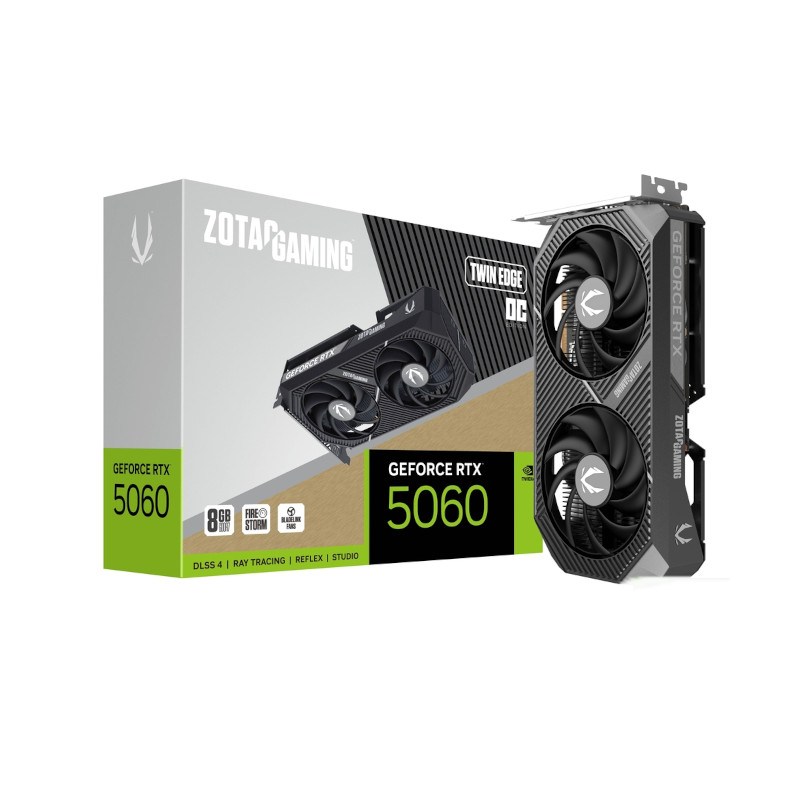 ZOTAC GAMING GeForce RTX 5060 Twin Edge OC 8GB GDDR7 Graphics Card